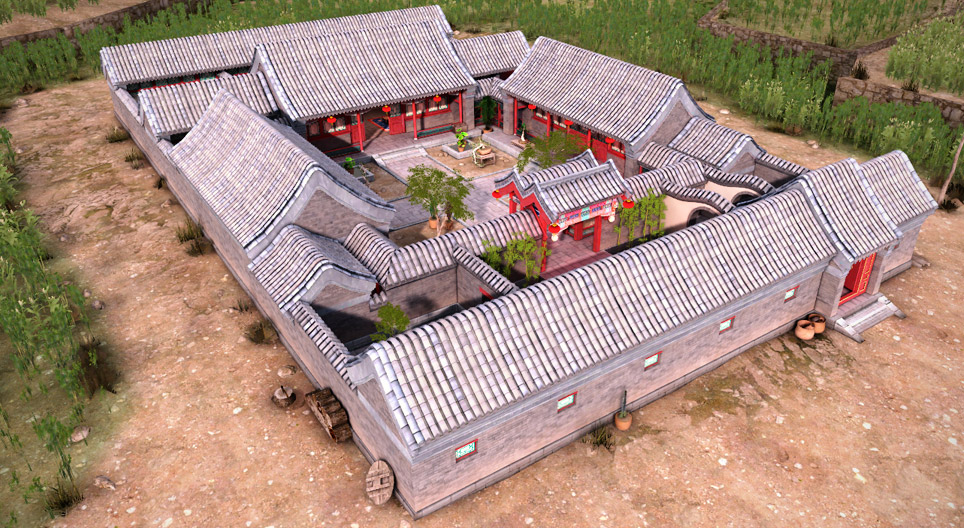 Китайский жилой дом