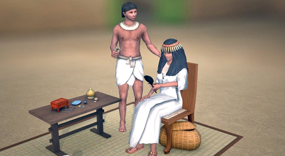 เครื่องแต่งกายของชาวอียิปต์โบราณ