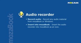 mozaBook - Grabadora de audio