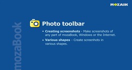 mozaBook - Fotos de pantalla
