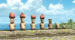 Moái (Isla de Pascua, siglo XVI)