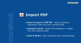 mozaBook - PDF导入