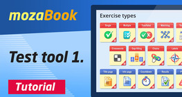 mozaBook - Using the test tool part 1.
