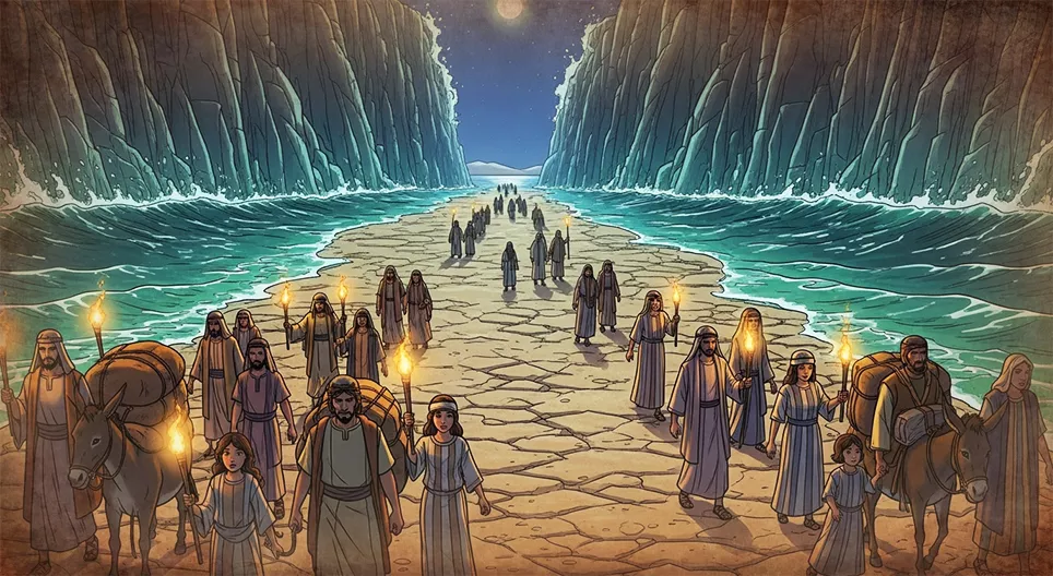 Câu chuyện về Moses: Vượt qua Biển Đỏ
