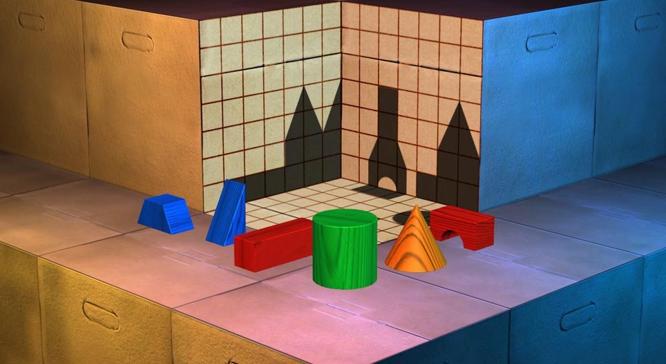 3D shadow puzzle