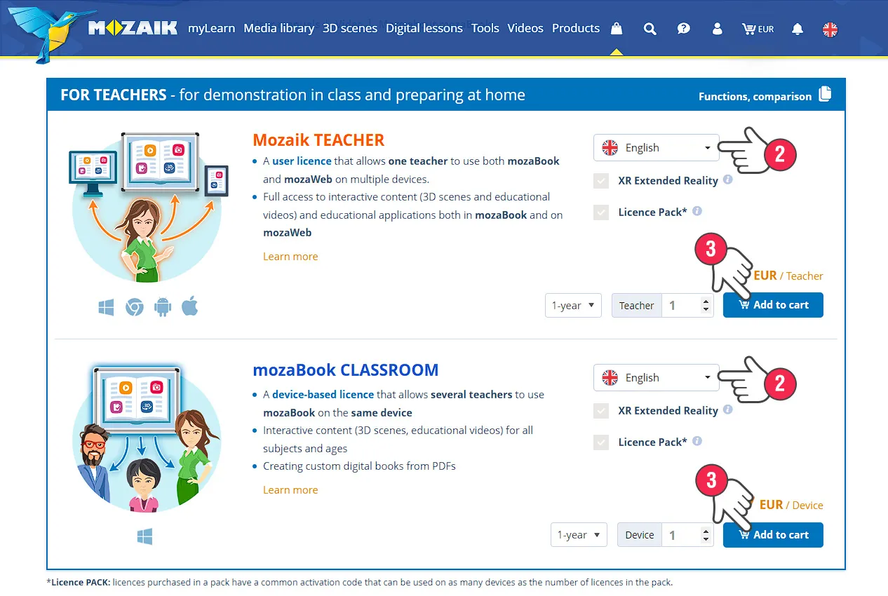 Mozaik电子教育与学习